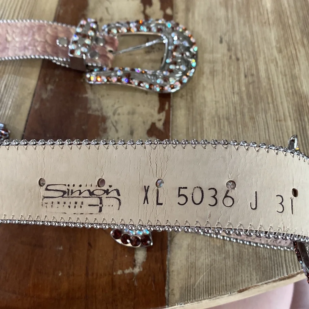 B.B Simon jeweled cross belt - Picture 4 of 5